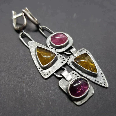Chic - Vintage Dreieck Ohrringe