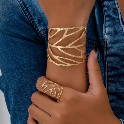 Vintage-Blattdesign-Armband