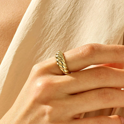 Croissant-Ring | Gold