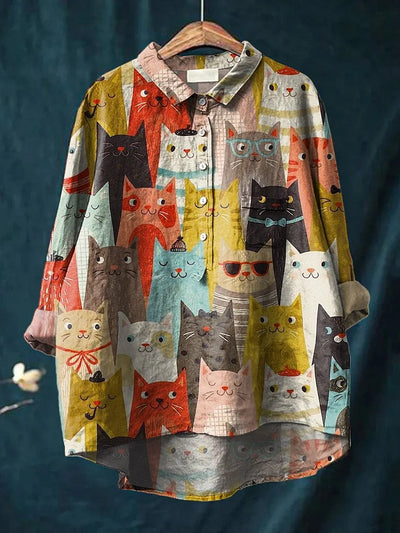 Amelia - Vintage-inspiriertes Hundekunst-T-Shirt