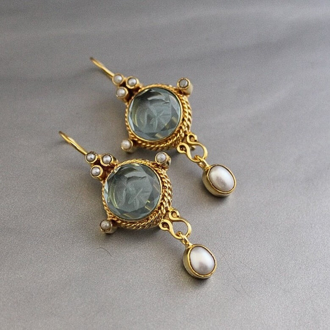Merena Vintage Perlenohrringe