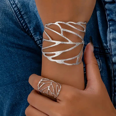 Vintage-Blattdesign-Armband