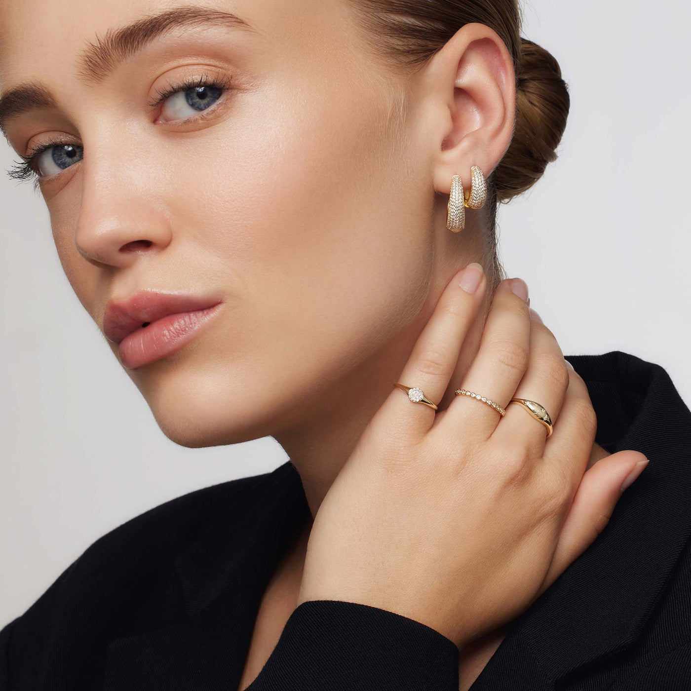 Diamantkuppelring | Gold