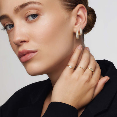 Diamantkuppelring | Gold