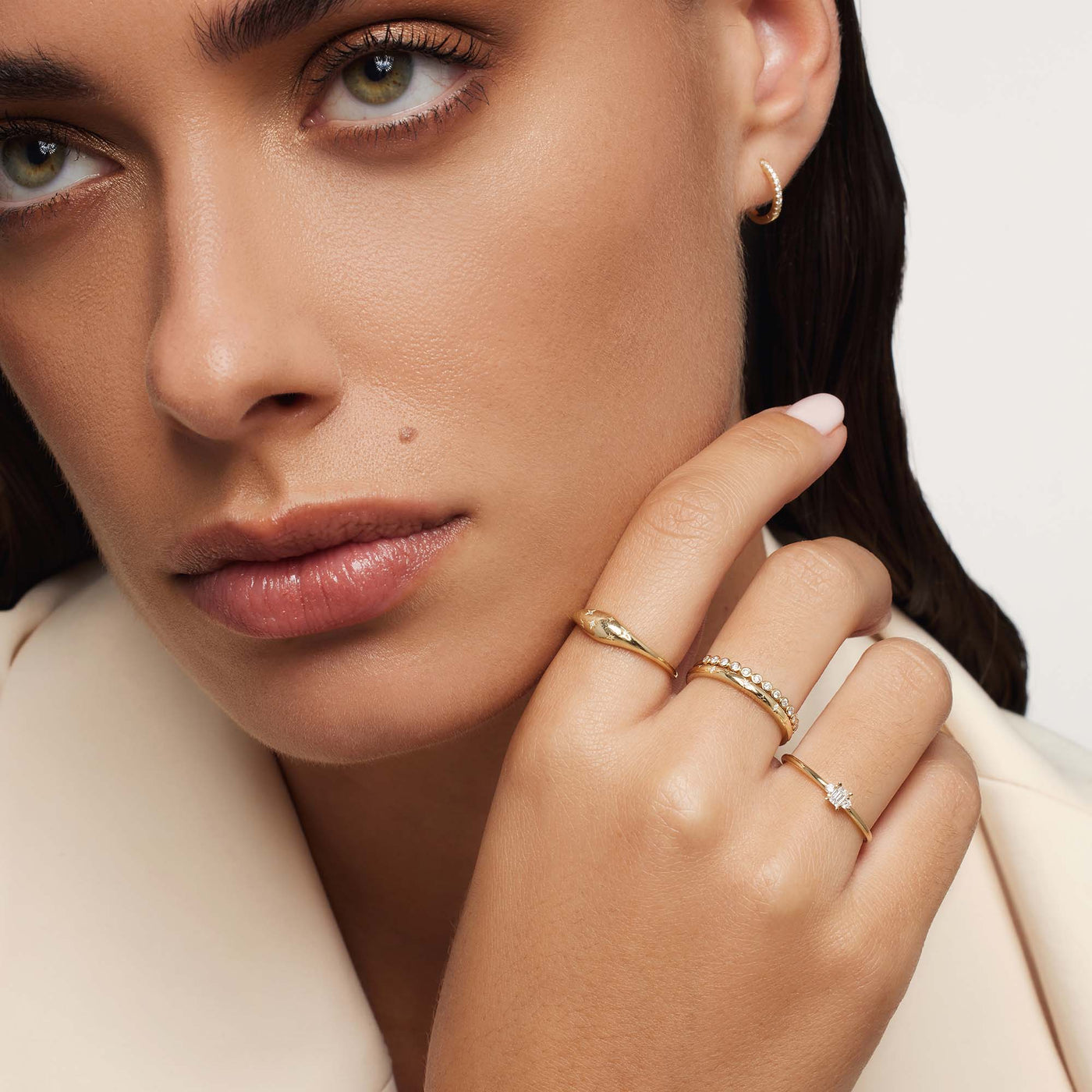 Diamantkuppelring | Gold