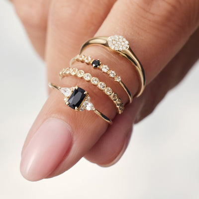 Diamant Blasenring | Gold