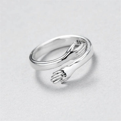 Verstellbarer Silber-Cuddle-Ring