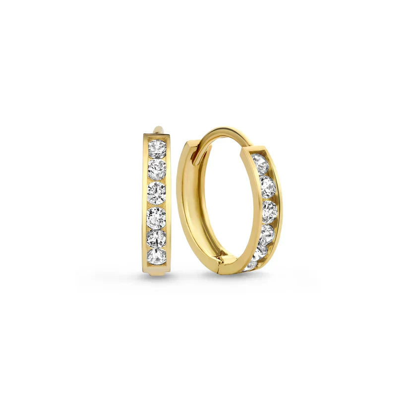 Dara Brillane Ohrringe Set | Gold