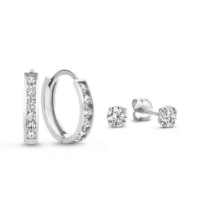 Dara Brillane Ohrringe Set | Gold