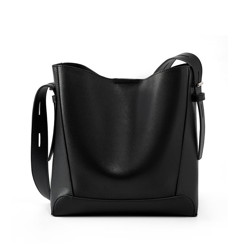 Echte Leder Crossbody & Schulter Oversized Bucket Bag