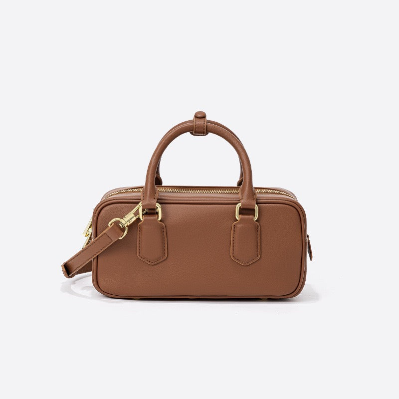 Vintage Echtes Leder Umhängetasche