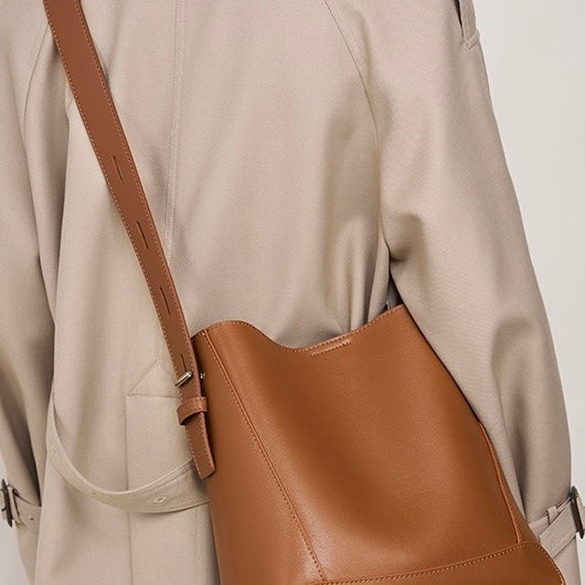 Echte Leder Crossbody & Schulter Oversized Bucket Bag