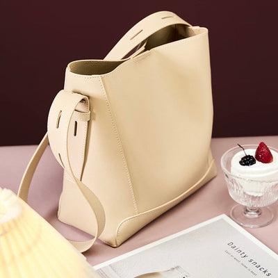 Echte Leder Crossbody & Schulter Oversized Bucket Bag