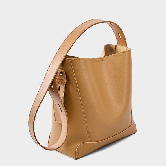 Echte Leder Crossbody & Schulter Oversized Bucket Bag