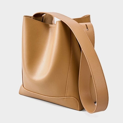 Echte Leder Crossbody & Schulter Oversized Bucket Bag