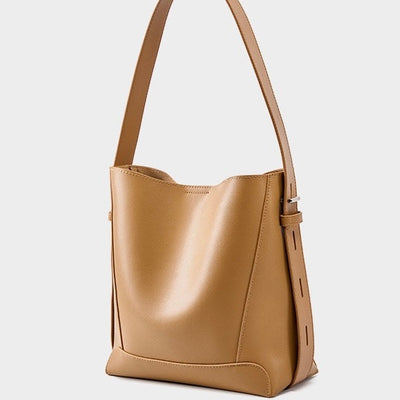 Echte Leder Crossbody & Schulter Oversized Bucket Bag