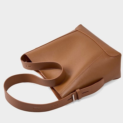 Echte Leder Crossbody & Schulter Oversized Bucket Bag
