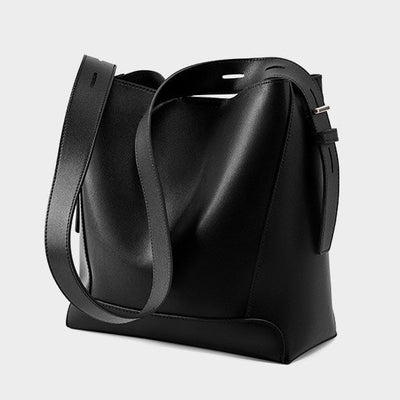 Echte Leder Crossbody & Schulter Oversized Bucket Bag