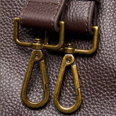 Retro Echtes Leder Weiche Minimalistische Tragetasche