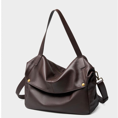 Retro Echtes Leder Weiche Minimalistische Tragetasche