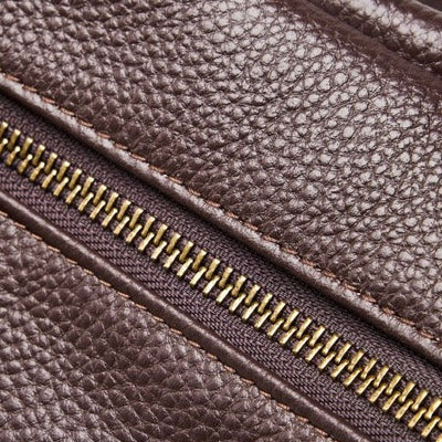 Retro Echtes Leder Weiche Minimalistische Tragetasche