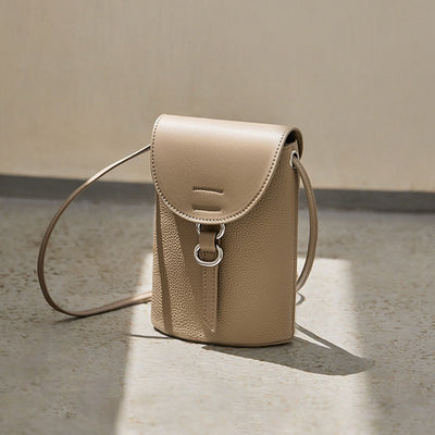 Echtes Leder Mini Crossbody Handy Tasche