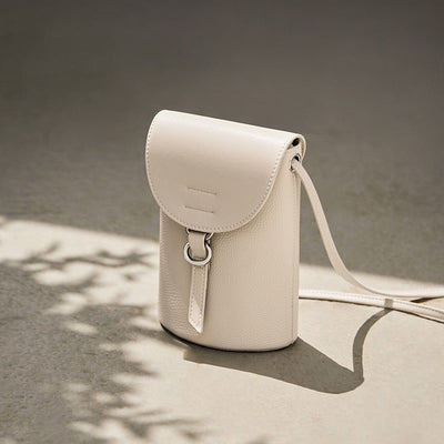 Echtes Leder Mini Crossbody Handy Tasche