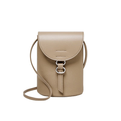 Echtes Leder Mini Crossbody Handy Tasche