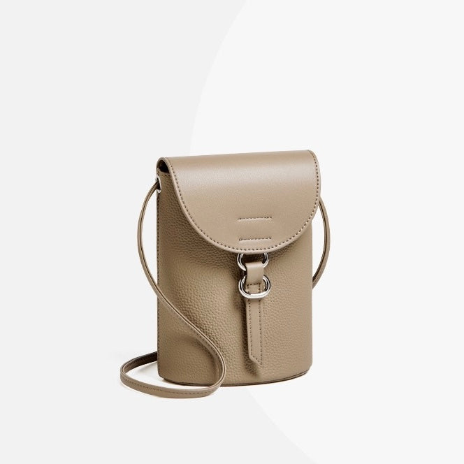 Echtes Leder Mini Crossbody Handy Tasche