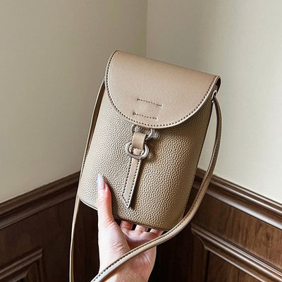 Echtes Leder Mini Crossbody Handy Tasche