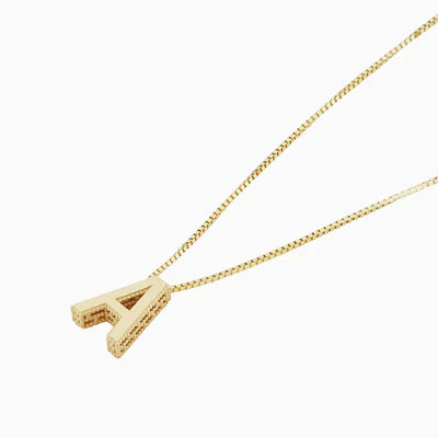 Liebesbrief Anfangsbuchstaben Halskette | Gold