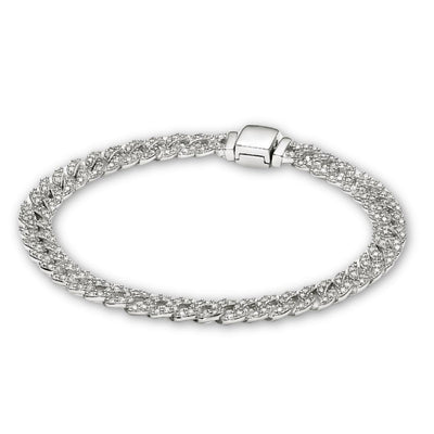 Pave Cuban Armband | Gold