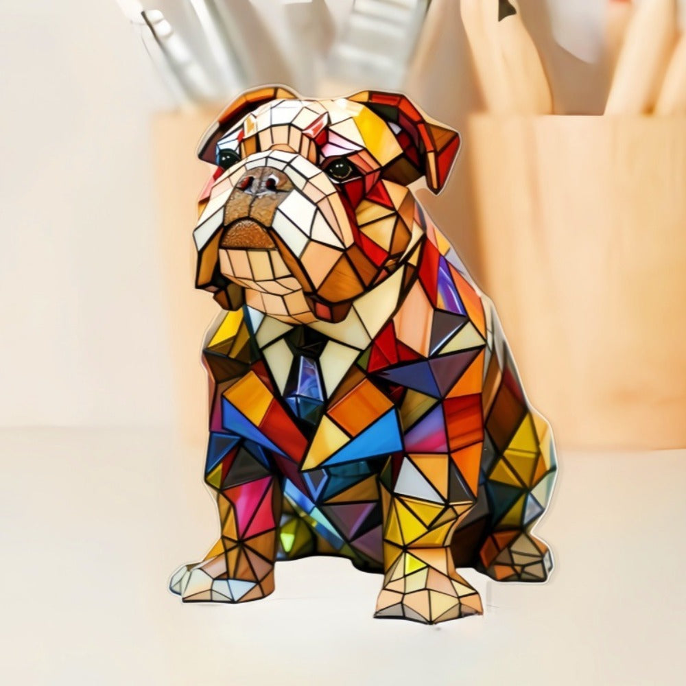 Bulldog Schönheit Lampe