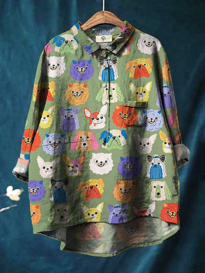 Allison - Künstlerisches Tierdruck-Shirt