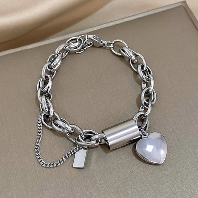 Herzlicher Chunky-Armband | Gold