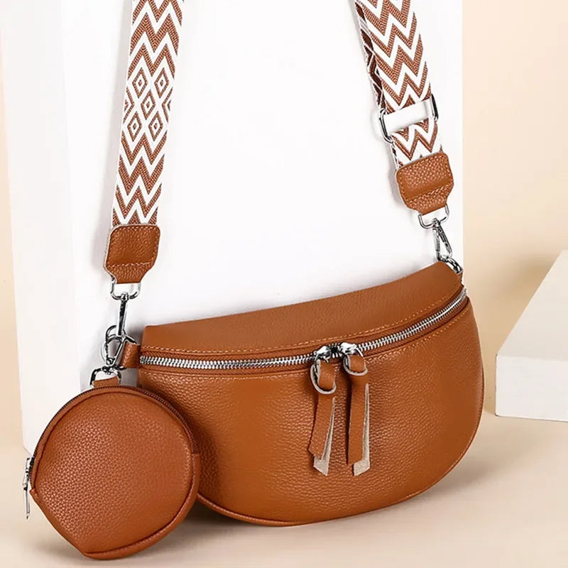 Hayley | Verfeinerte Leder Schultertasche