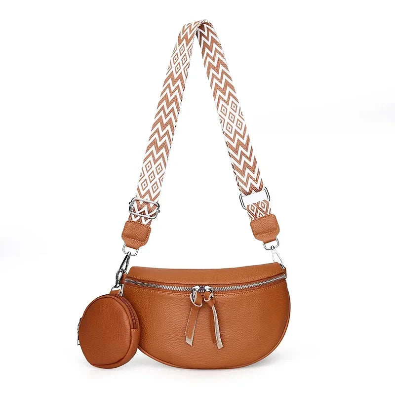 Hayley | Verfeinerte Leder Schultertasche