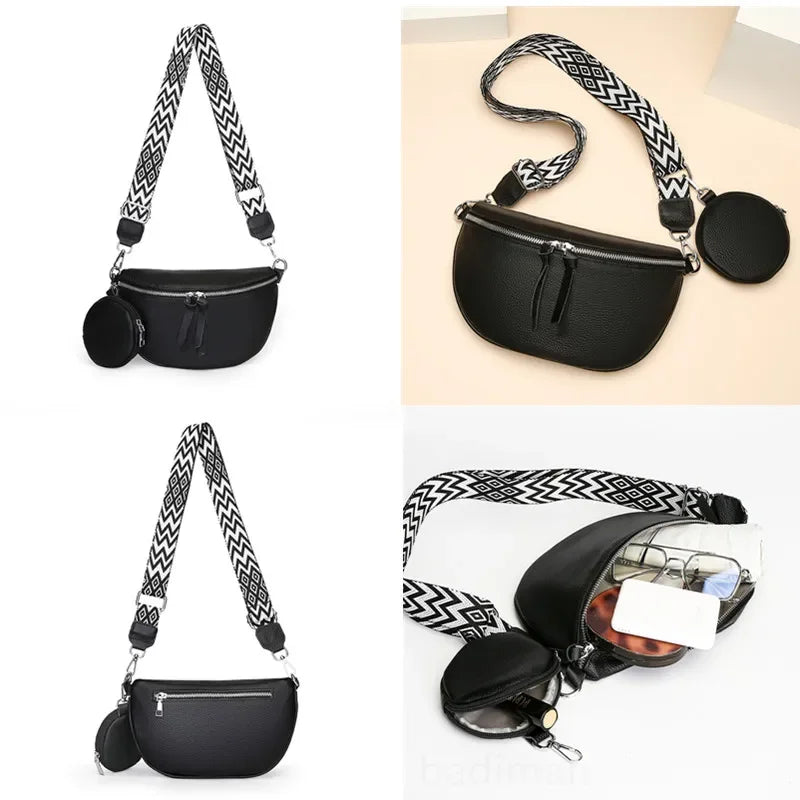 Hayley | Verfeinerte Leder Schultertasche