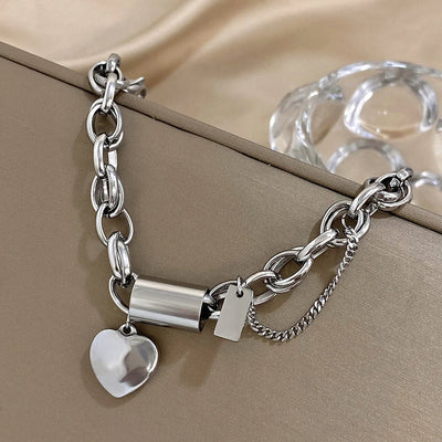 Herzlicher Chunky-Armband | Gold