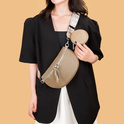 Hayley | Verfeinerte Leder Schultertasche
