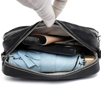 Talia | Veredelte Leder Schultertasche