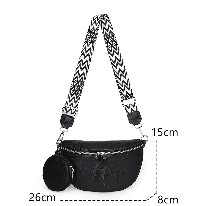 Hayley | Verfeinerte Leder Schultertasche