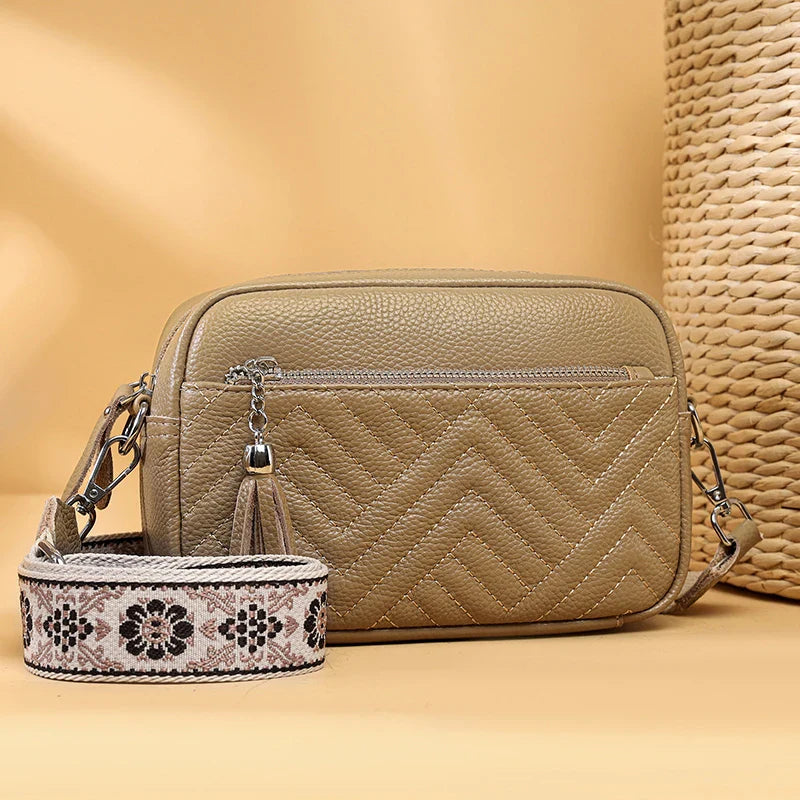 Bianca | Veredelte Leder Schultertasche