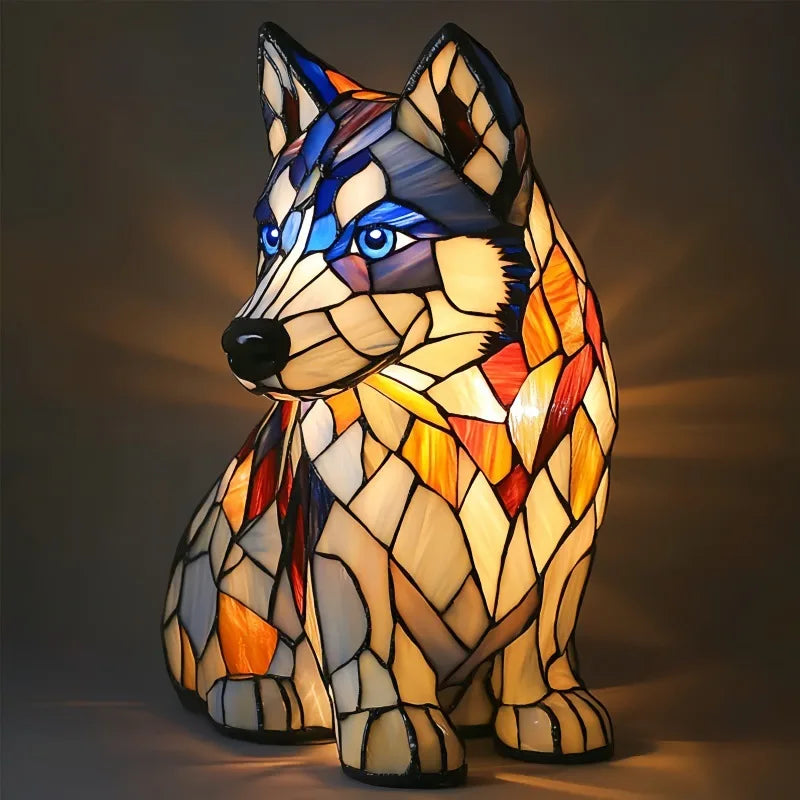 Arctic View Husky Lampe
