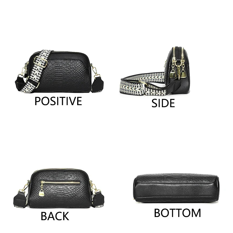 Amara | Edle Leder Schultertasche