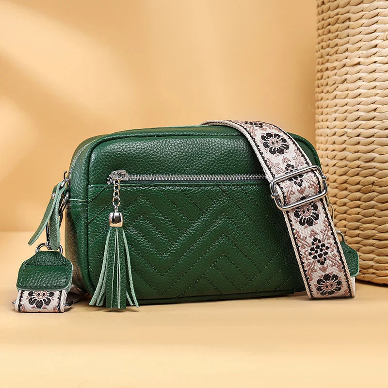 Bianca | Veredelte Leder Schultertasche