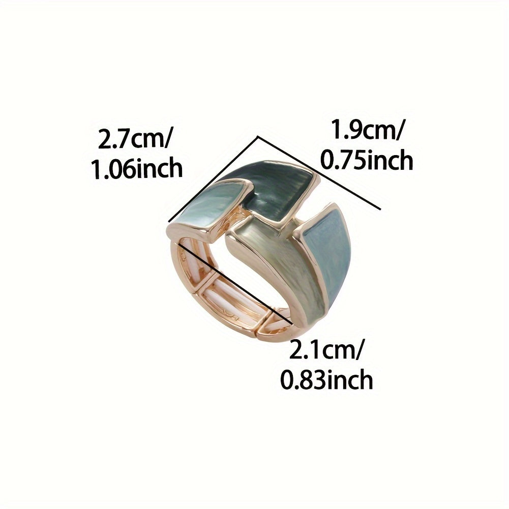 Vintage handgemalter Ring