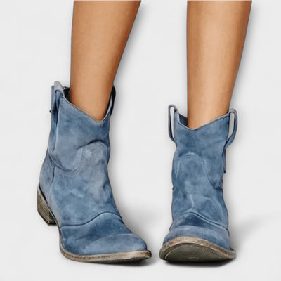 Mia - Wildlederstiefel im Savannah-Stil