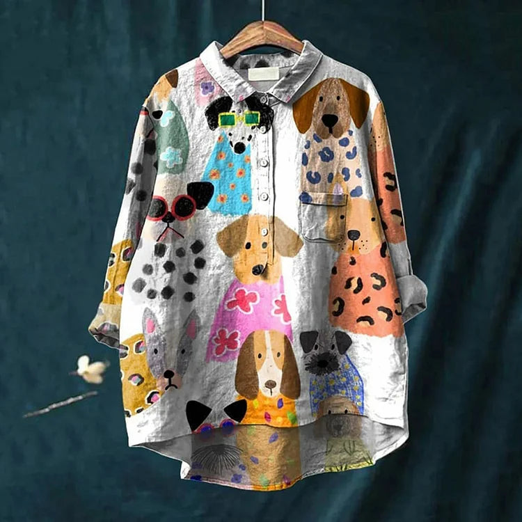 Scarlett - Künstlerisches Hundekunst-Shirt