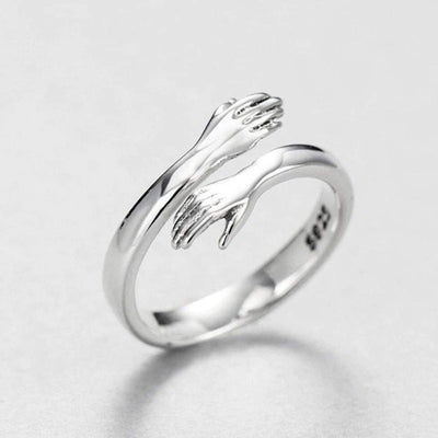 Verstellbarer Silber-Cuddle-Ring